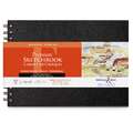 Carnet de croquis Stillman & Birn™, série Gamma, 25,4 cm x 17,8 cm, 150 g/m², Bloc à spirales, Carnet couverture rigide à spirales, 50 feuilles