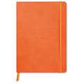 RHODIARAMA Softcover Notizbuch, liniert, Orange, 14,8 cm x 21 cm, DIN A5, 90 g/m², Skizzenbuch