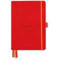 RHODIA GoalBook, Hardcover, Mohnrot, 14,8 cm x 21 cm, DIN A5, 90 g/m²