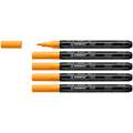 Sets de 5 marqueurs acryliques STABILO® FREE, T100, set de 5, Orange, 1-2 mm