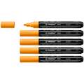 Sets de 5 marqueurs acryliques STABILO® FREE, T300, set de 5, Orange, 2-3 mm