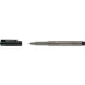 Feutre PITT artist pen de Faber Castell, Pointe extra-fine (0,3mm), Gris chaud IV