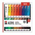 Set d´acryliques MARABU pour débutants, 18 x 36 ml
