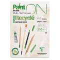 Clairefontaine Paint ON Mixed Media, Recyclingpapier, Block (einseitig geleimt), 21 cm x 29,7 cm, DIN A4, 250 g/m², 1-seitig geleimter Block mit 30 Blatt