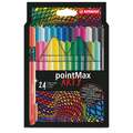 STABILO® pointMax Filzschreiber ARTY-Sets, 24er-Set, 0,8 mm, konische Spitze