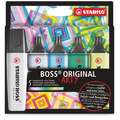Etuis de surligneurs couleurs froides Boss Original Arty Stabilo, 5 couleurs froides