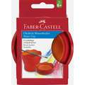 FABER-CASTELL Art & Graphic Wasserbecher CLIC & GO, Rot