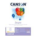 CANSON® MIXED MEDIA Imagine Feinkorn, DIN A5, 200 g/m², Block (einseitig geleimt)
