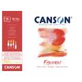 CANSON® Figueras® Öl/Acrylblock, längsseitig geleimt, 33 cm x 24 cm (4F), 290 g/m², strukturiert, Block mit 10 Blatt (einseitig geleimt)