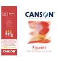 CANSON® Figueras® Öl/Acrylblock, längsseitig geleimt, 41 cm x 33 cm (6F), 290 g/m², strukturiert, Block mit 10 Blatt (einseitig geleimt)