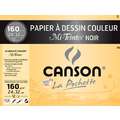 CANSON® Papier Mi-Teintes Pochette, noires, Noir