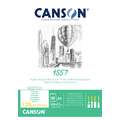 Bloc à esquisse CANSON® 1557, 14,8 cm x 21 cm, 120 g/m², mat