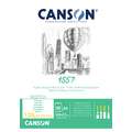 CANSON® 1557® Skizzenblock, 14,8 cm x 21 cm, DIN A5, 120 g/m², matt