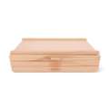 Coffret de rangement en bois pour pastels, 40 cm x 25 cm x 8 cm, 3 tiroirs