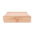 Coffret de rangement en bois pour pastels, 40 cm x 25 cm x 8 cm