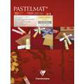 Clairefontaine PASTELMAT® Sortierung 1 Pastellblock, 18 cm x 24 cm, Block (einseitig geleimt), 360 g/m²