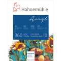 Hahnemühle Acrylmalblock 360 g/m², 24 cm x 32 cm, Block (vierseitig geleimt), 360 g/m²