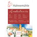 Hahnemühle „Andalucia“ Akademie-Aquarellkarton, 24 cm x 32 cm, 500 g/m², rau, Block (vierseitig geleimt)