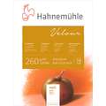 Hahnemühle Velour Pastellpapierblock, 24 cm x 32 cm, 260 g/m², beflockt, Block (einseitig geleimt)