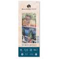 MAGNANI 1404® PORTOFINO Aquarellpapier, 15 cm x 40 cm, 300 g/m², satiniert, (Block mit 20 Blatt),1-seitig geleimt, 300 g/m², rechteckig