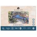 MAGNANI 1404® PORTOFINO Aquarellpapier, 18 cm x 26 cm, 300 g/m², satiniert, Block mit 20 Blatt (4-seitig geleimt), rechteckig