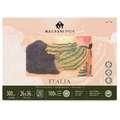 MAGNANI 1404® ITALIA Aquarellpapier, 26 cm x 36 cm, 300 g/m², matt, 4-seitig geleimter Block mit 20 Blatt, rechteckig