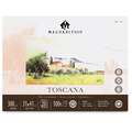 MAGNANI 1404® TOSCANA Aquarellpapier, 31 cm x 41 cm, 300 g/m², rau, 4-seitig geleimter Block mit 20 Blatt, rechteckig