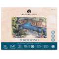 MAGNANI 1404® PORTOFINO Aquarellpapier, 31 cm x 41 cm, 300 g/m², satiniert, Block mit 20 Blatt (4-seitig geleimt), rechteckig