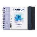 Carnet aquarelle Art Book Montval Canson, 14,8 cm x 21 cm, DIN A5, 300 g/m², fin, Bloc à spirales