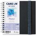 Carnet aquarelle Art Book Montval Canson, 20 cm x 20 cm, 300 g/m², fin, Bloc à spirales