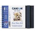 Art Book Mixed Media Artist Canson, 14,8 cm x 21 cm, DIN A5, fin, 300 g/m²