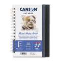 Carnet multitechnique Art Book Mixed Media Artist Canson, 21 cm x 29,7 cm, DIN A4, fin, 300 g/m²
