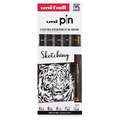 UNI-BALL pin Fineliner, thematische 5er-Sets, Sketching