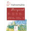 HAHNEMÜHLE „Burgund“ Aquarellblock, 17 cm x 24 cm, Block (vierseitig geleimt), 250 g/m², matt