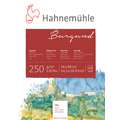 HAHNEMÜHLE „Burgund“ Aquarellblock, 36 cm x 48 cm, Block (vierseitig geleimt), 250 g/m², rau