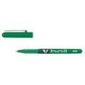 Stylo roller Pilot Pen V-Ball 07, vert, 0,5 mm - pointe fine
