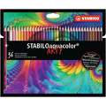 Sets de crayons aquarellables STABILOaquacolor® ARTY, Etui de 36, Set