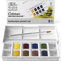 WINSOR & NEWTON Cotman™ Themen-Sets mit 8 halben Näpfchen, Landschaftsmalerei, Set