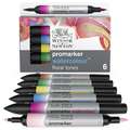 WINSOR & NEWTON™ WATER COLOUR™ promarker, thèmes différents, Floral, 6 marqueurs