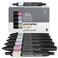 Set de 6 promarker brush™ WINSOR & NEWTON, Nuances pastelles