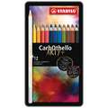Coffret de crayons pastels STABILO® CarbOthello ARTY+ , 12 crayons pastels