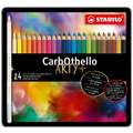 Coffret de crayons pastels STABILO® CarbOthello ARTY+ , 24 crayons pastels