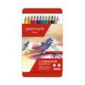 CARAN D`ACHE SUPRACOLOR® SOFT Crayons aquarellables, 12 crayons