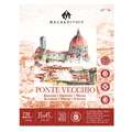 MAGNANI 1404® PONTE VECCHIO Zeichenpapier, 35 cm x 45 cm, 220 g/m², rau|grob, 4-seitig geleimter Block mit 20 Blatt