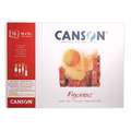 CANSON® Figueras® Öl/Acrylblock, längsseitig geleimt, 50 cm x 70 cm, 290 g/m², strukturiert, Block (einseitig geleimt)