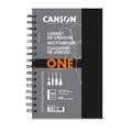 CANSON® One Art Book™, Spiral-Skizzenbuch, 14 cm x 21,6 cm, fein, 100 g/m², Spiralblock