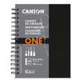 CANSON® One Art Book™, Spiral-Skizzenbuch, 21,6 cm x 27,9 cm, fein, 100 g/m², Spiralblock