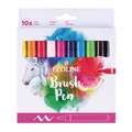 Set de 10 marqueurs brush TALENS ECOLINE®, 10 marqueurs