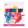 Set de 10 marqueurs brush TALENS ECOLINE®, 10 marqueurs