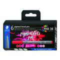 Set de 6 feutres pinceau 371 STAEDTLER®, Reds & Pinks, Set, pointe pinceau
